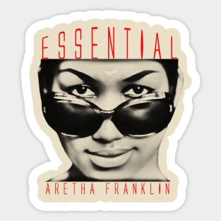 aretha franklin visual art Sticker